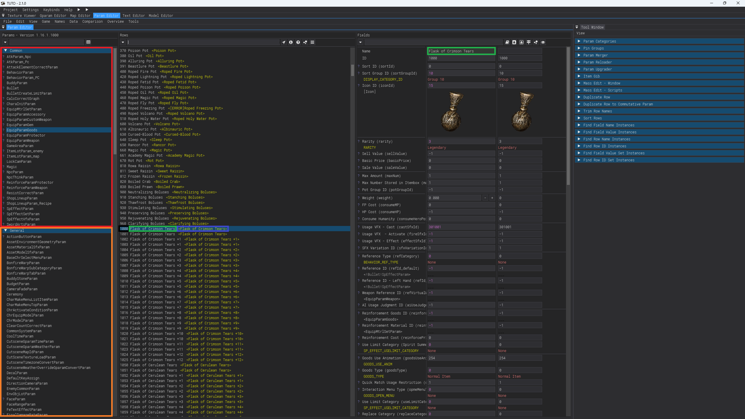 Smithbox - Param Editor